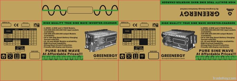 DC-AC INVERTER CHARGER SINE WAVE RELIABLE GREENERGY