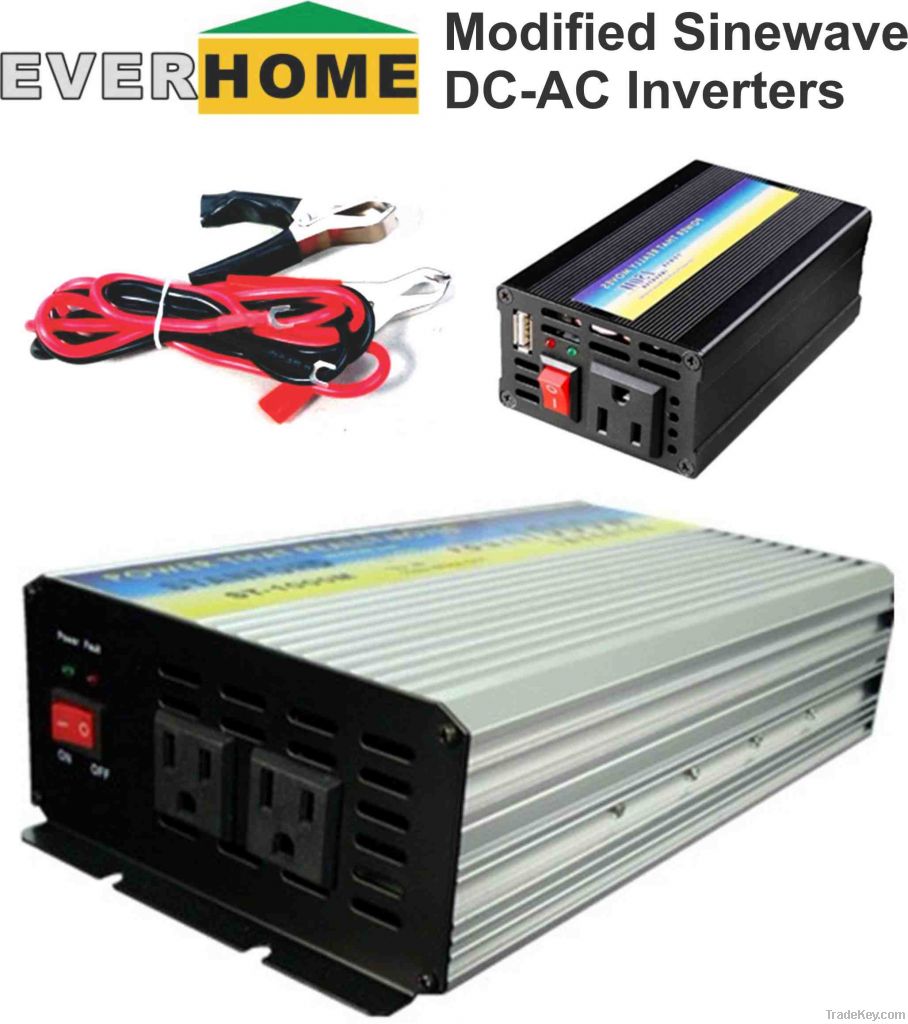 DC-AC SOLAR INVERTER, MODIFIED SINE WAVE, EVERHOME SERIES