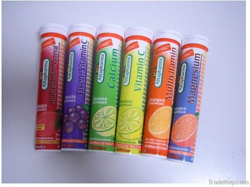 2013 Hot Sale Various Flavor Vitamin C Effervescent Tablets OEM ODM