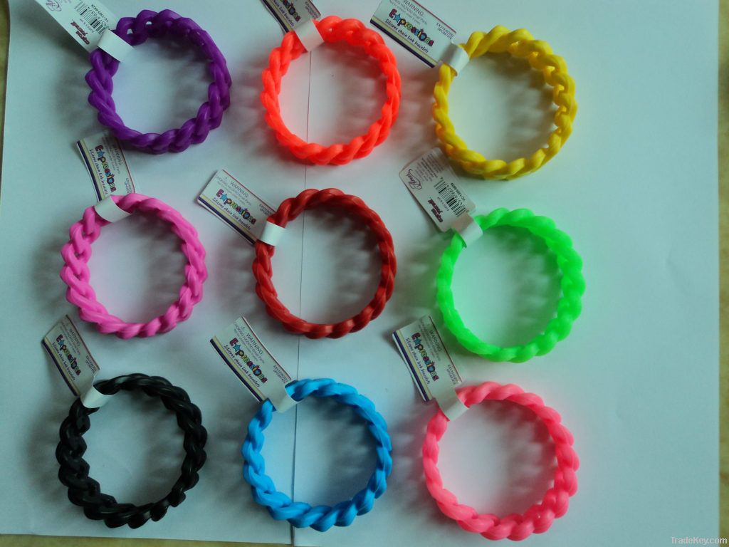 silicone bracelet, wristband, Rubber Bracelets