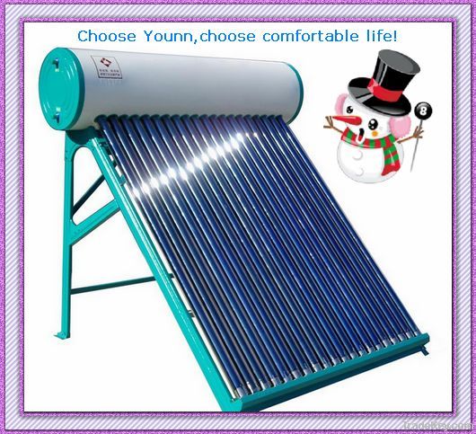 evacuated tube solar water heater