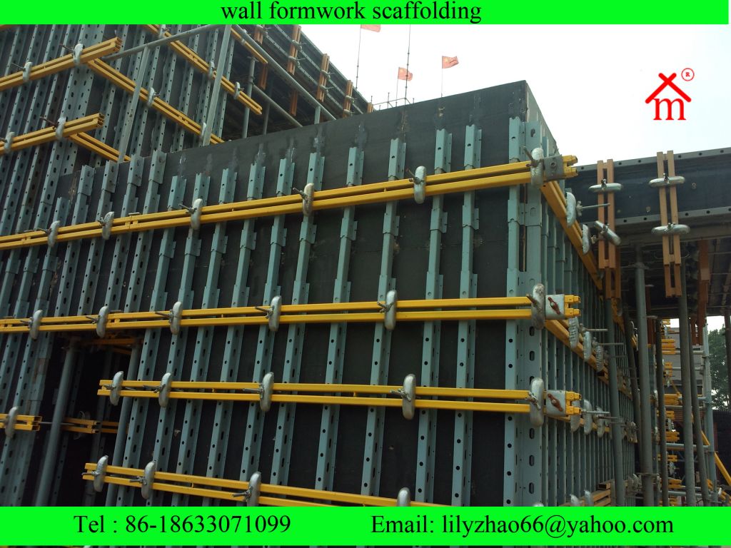 concrete wall formwork scaffolding system