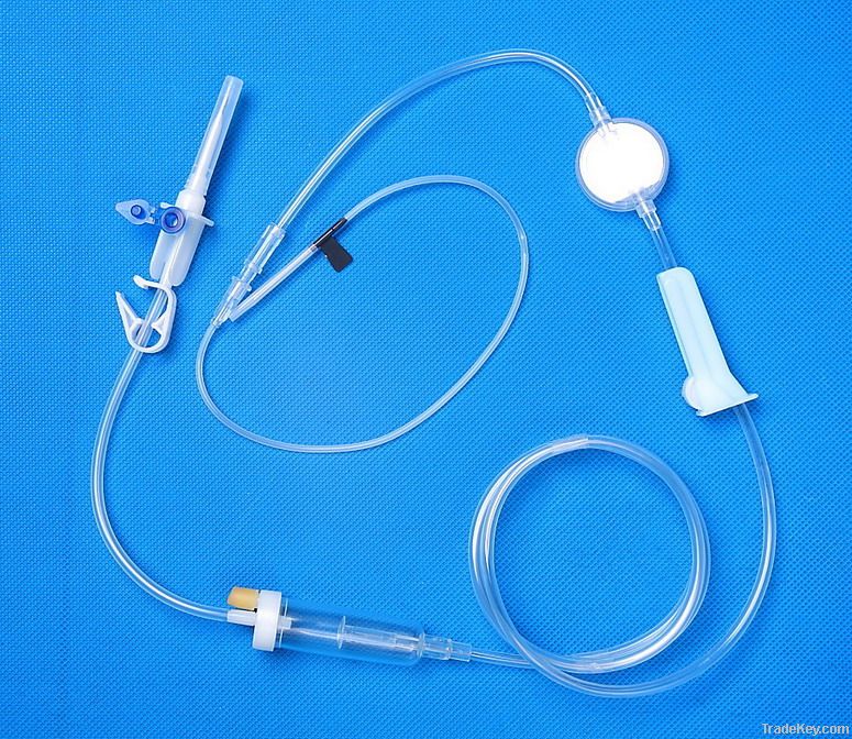 Disposable Infusion Set with Precision Filter