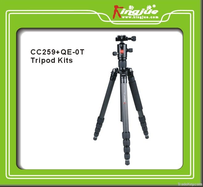 Kingjue CC Series Carbon Fiber Folable Tripod