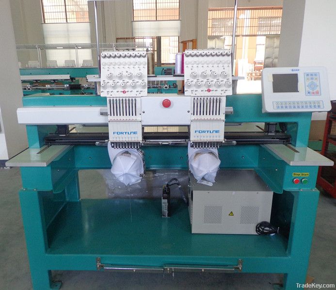 DOUBLE HEAD CAP EMBROIDERY MACHINE, T-SHIR EMBROIDERY MACHINE, TAJIMA