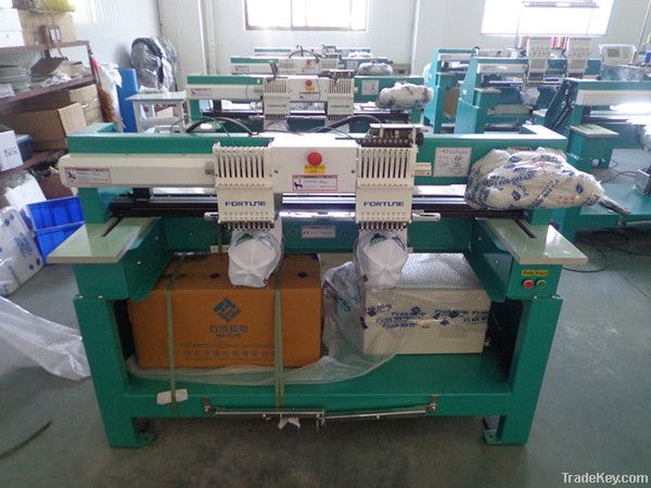 DOUBLE HEAD CAP EMBROIDERY MACHINE, T-SHIR EMBROIDERY MACHINE, TAJIMA