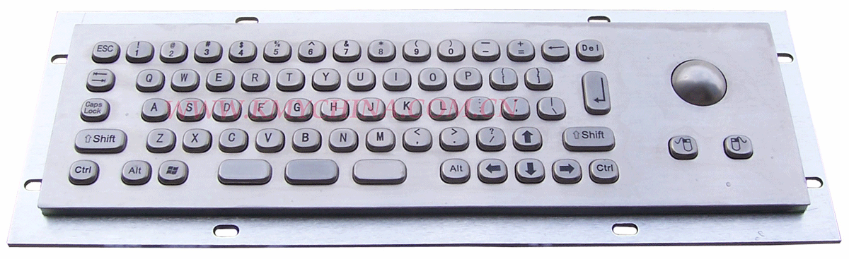 Metal Trackball Keyboard