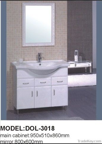 White Ivory MDF Bathroom Cabinet DOL-3008