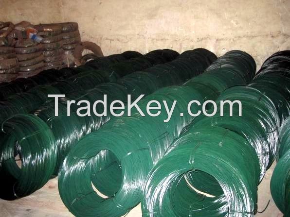 high quality pvc coated binding wire/pvc coated wire(directly factory)