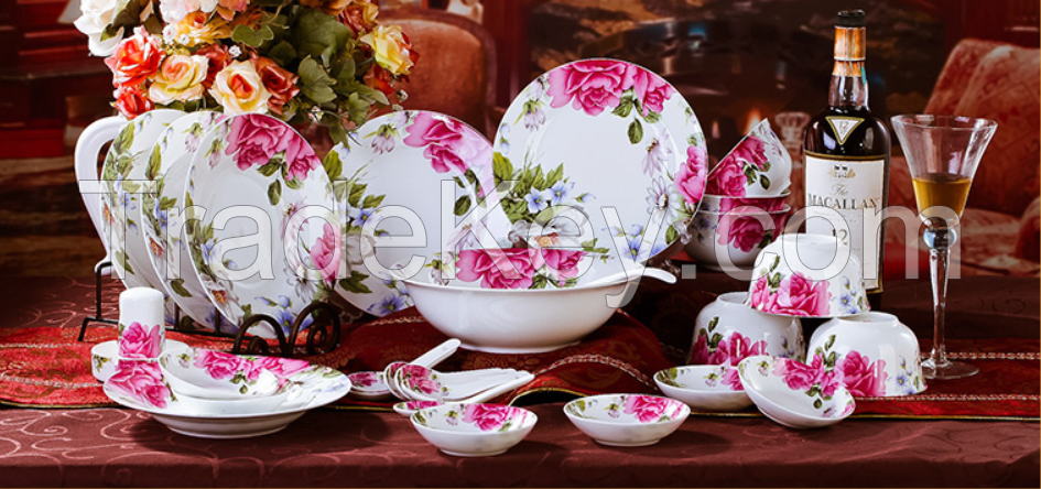 22pcs Porcelain ceramic  Dinner Set