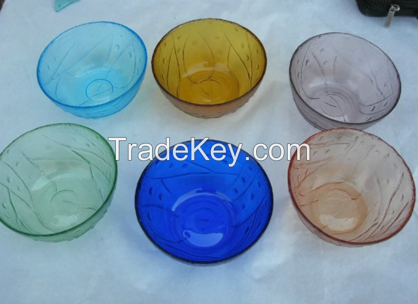 glass dish set handmade