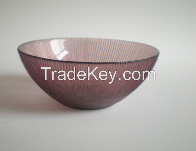 Glass bowl dish