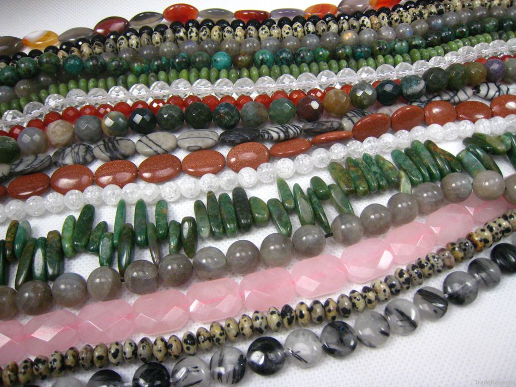 semiprecious stone beads