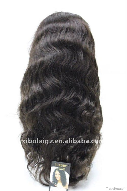 Hot sale! Indian remy human hair full lace wig, 22&#039;&#039;/body wave/2#