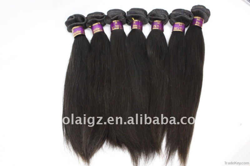 Hot sale! 100% Brazilian remy hair, natural color, human hair