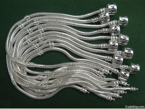 Fast shipping hot sale 925 silve love Bracelet 6inch condition:100% ne