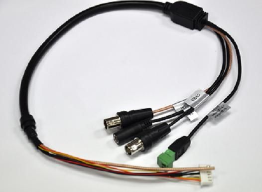 CCTV Cable Assemblies with BNC , DC,PH2.5, PH3.81