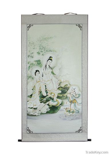 Buddha oil painting- GuanYin Buddha- favorableness