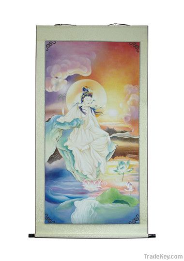 Buddha oil painting- GuanYin Buddha- bless the world