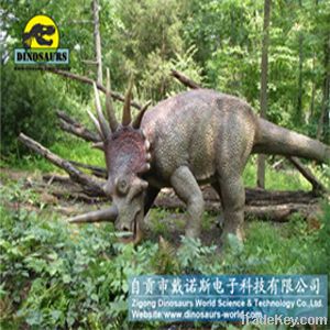 Amusement park animatronic Styracosaurus