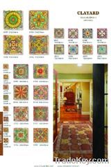 Clayard hand-painted art tile