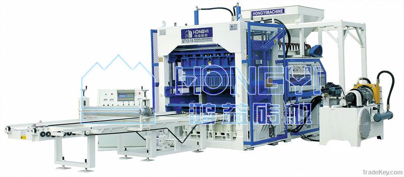 Cement block making machine