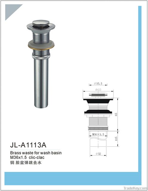 brass waste for wash basin