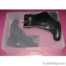 transparent pp plastic clear shoe box