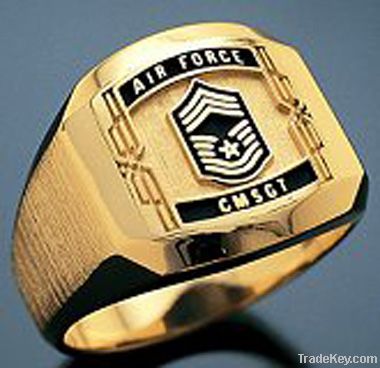 Stainless Steel Military Rings, Class Rings, Air Force Rings