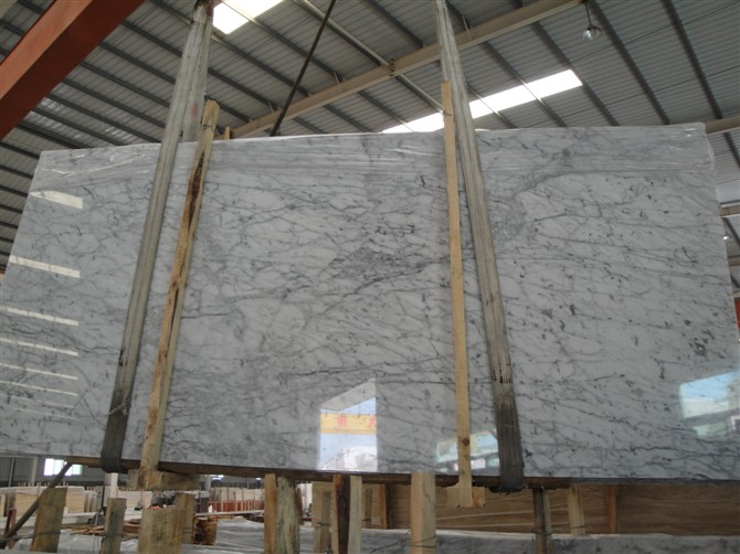 Cararra White Marble Slab