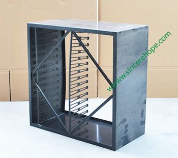 Plastic frame for rigid box filters