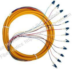 LC SM Fiber optic pigtail 12cores