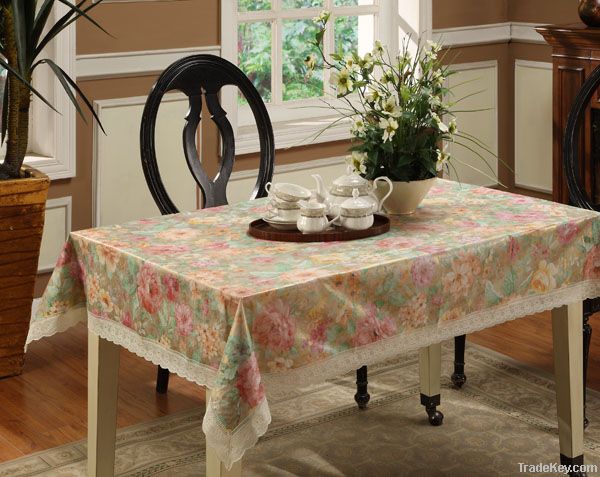 Lace edge Table Cloth