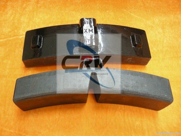 Cast Iron Brake Pad of Freight Wagon / Railway Products / brake block