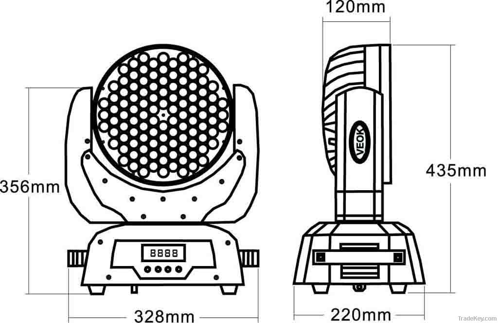 LED Move Head Light