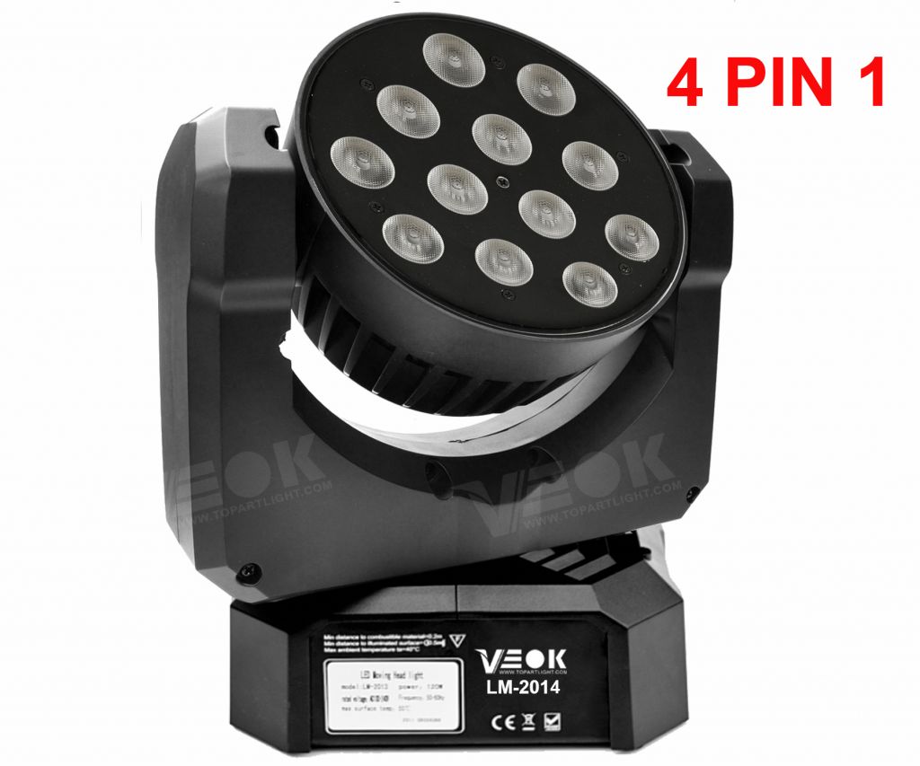 12*10W LED moving head light