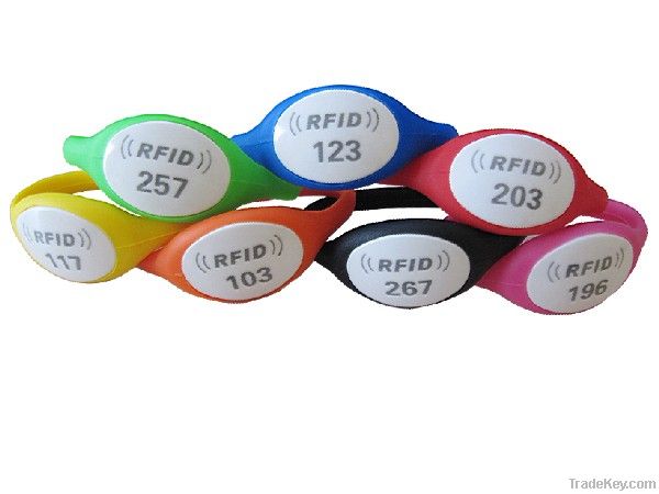 RFID Waterproof Silicon Wristband (125kHz &amp; 13.56MHz)