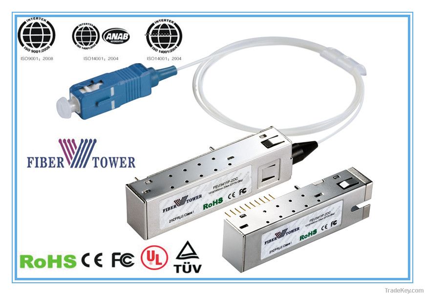 Optical Transceiver for E-PON ONU, 10~20km Reach