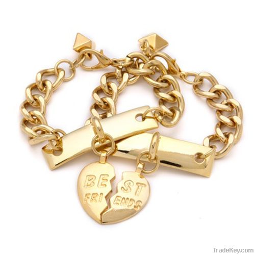 Fashion bracelet with Glod plating