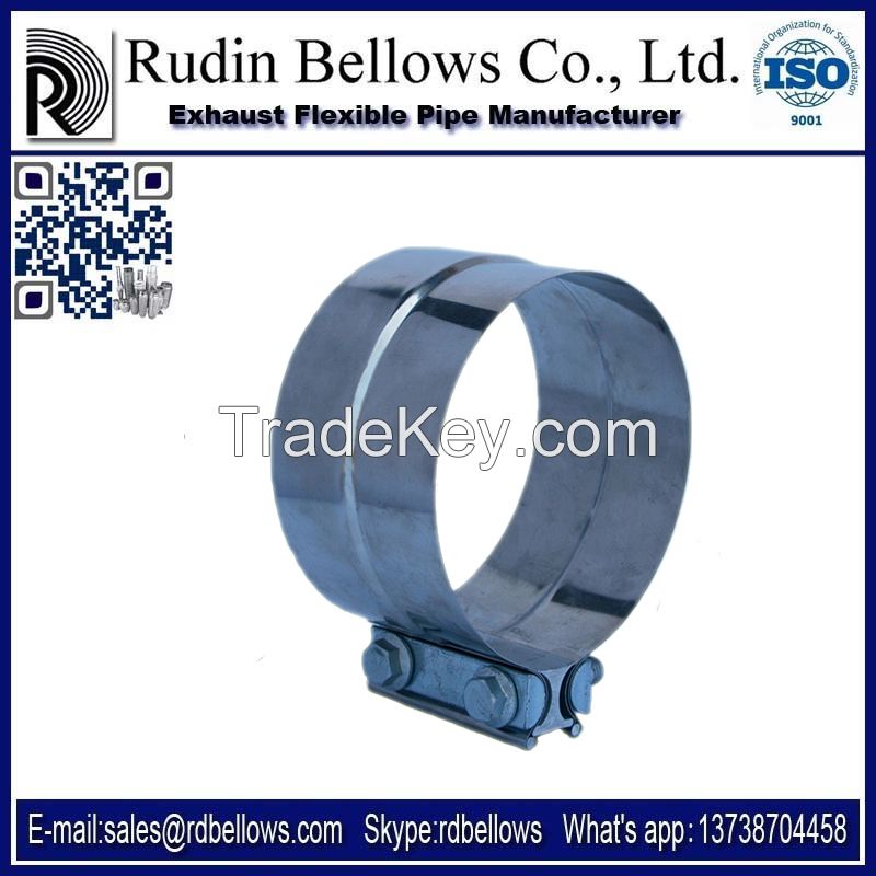 Rudin stainless steel truck exhaust flexible pipe, auto parts for heavy duty truck