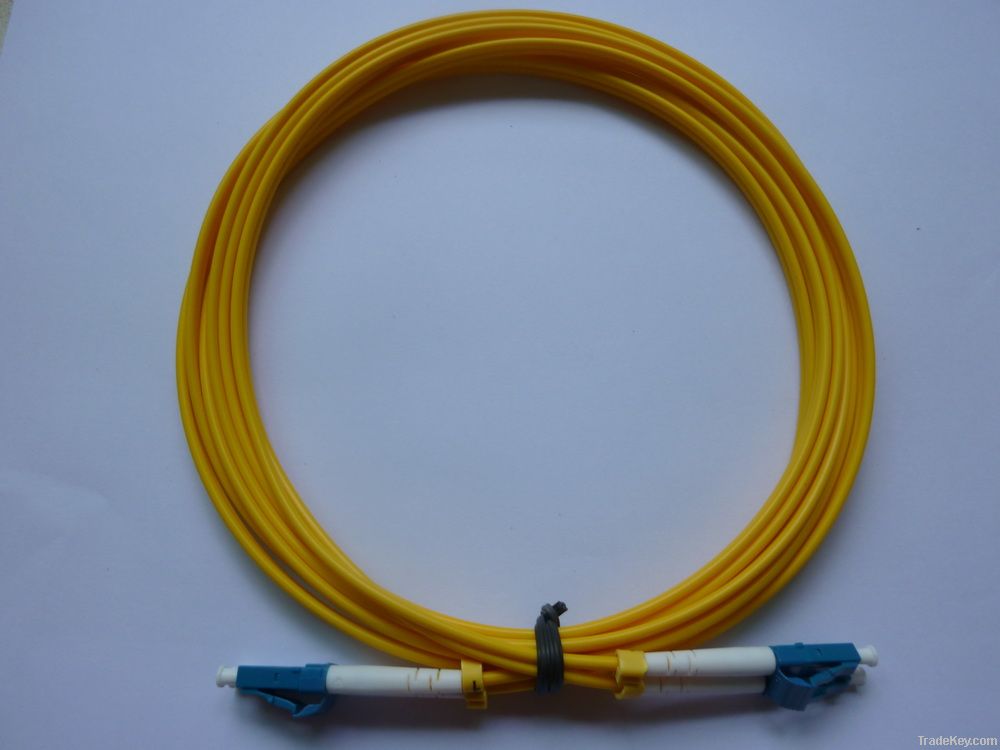 LC-LC, 3.0m , singe mode, duplex, 3.0mm Diameter, Fiber Optic Patch Cor