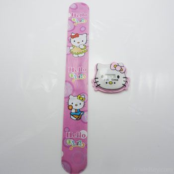 Fashion pvc snap bracelet