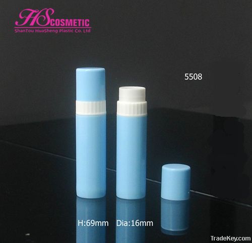 blue lip balm tube packaging -- item no.5508