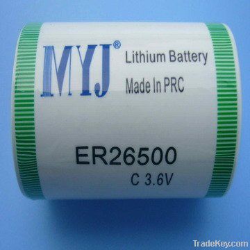 ER26500 Lithium Thionyl Chloride  Battery