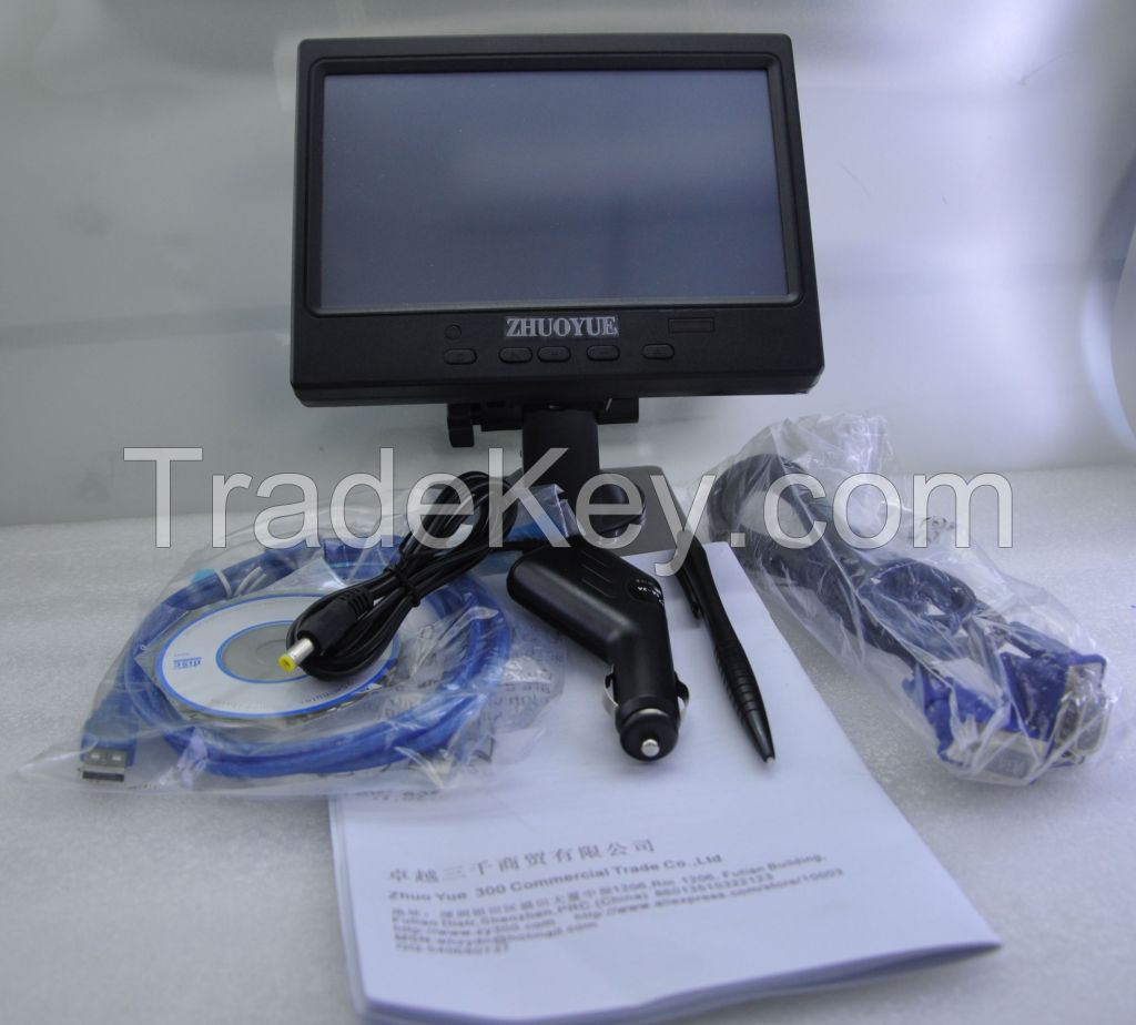 7 INCH TFT LED +TOUCH SCREEN+ HDMI VGA AV input 800*480   USB control touch screen Display Car Monitor