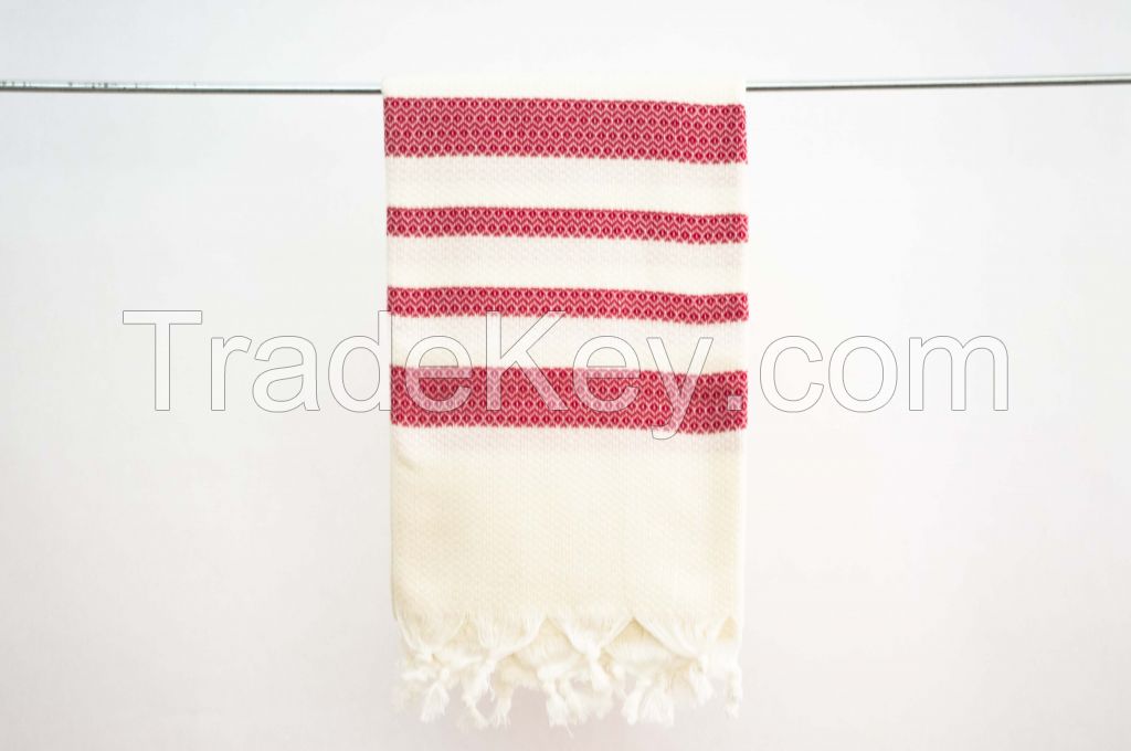 Turkish towel, hammam towel, peshtemal, hand crafted in Turkey. From Factory