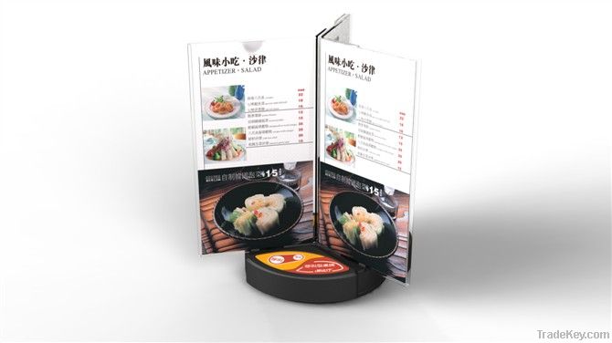 rotating table tents