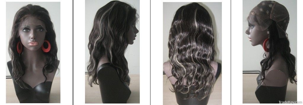 popular  remy hair wig