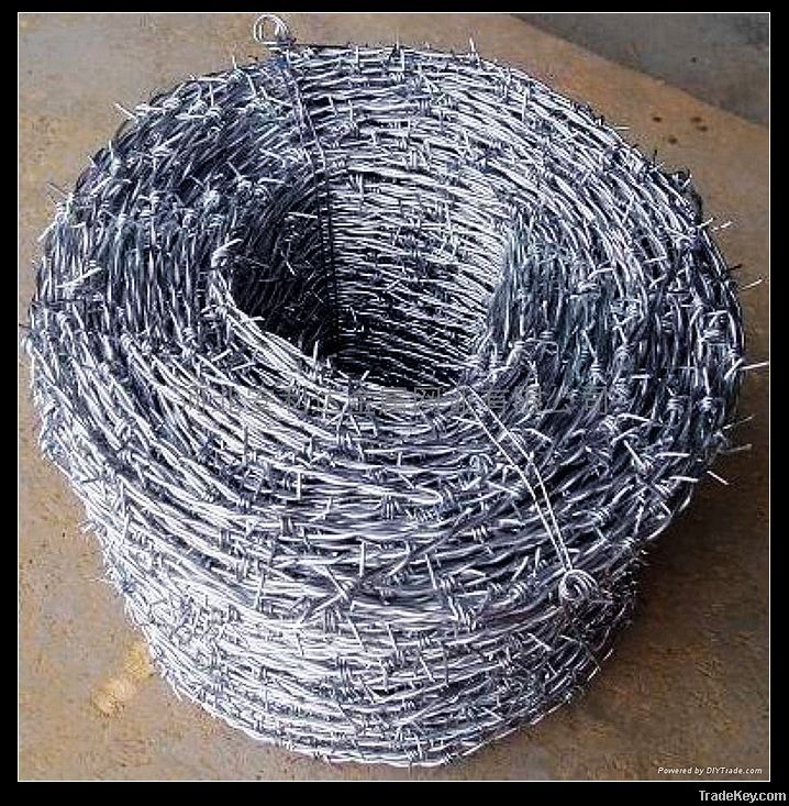 Galvanized Barbed Wire Fence DBL-A