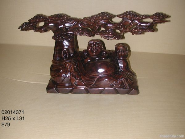 wooden statue